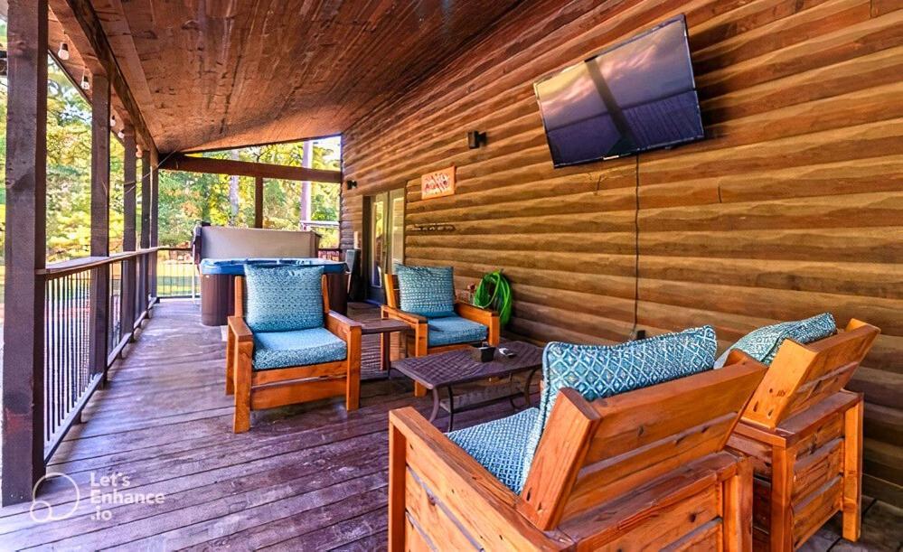 4Br/3Bth Family Cabin With A Hot Tub, Sleeps 14 بروكن بو المظهر الخارجي الصورة